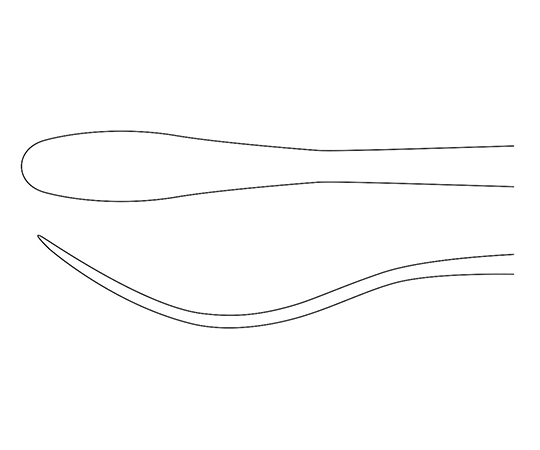 7-4533-04 エレバ (手指用起子) ランゲンベック骨膜起子 強弯