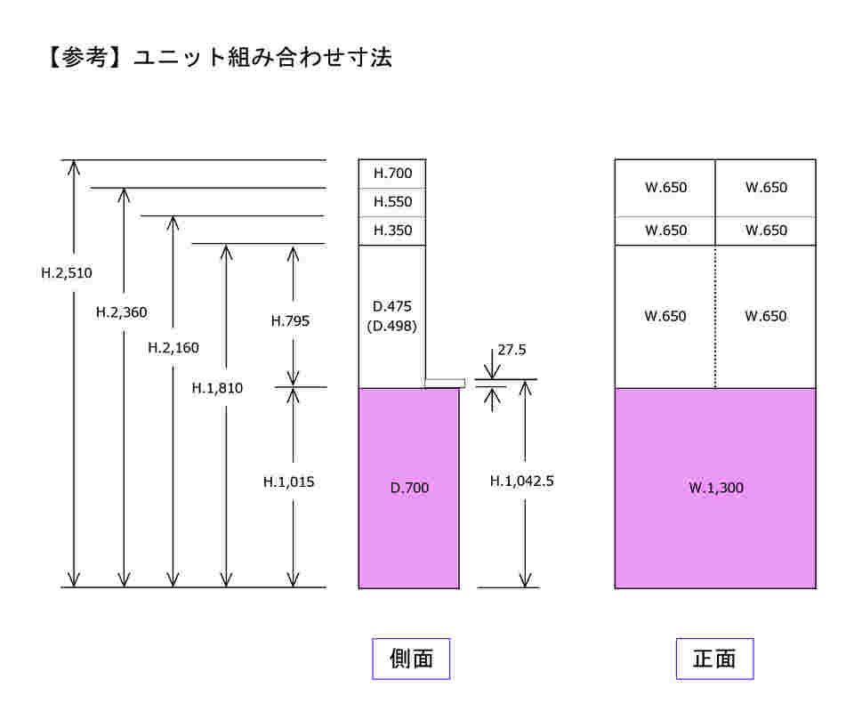 アズワン アルティア下段デスクユニット 900×475×900mm NMR-D900 - www