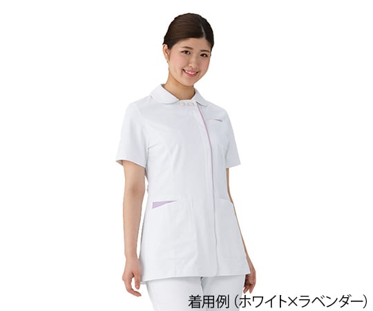 KAZEN・アプロン7-4657-03レディスジャケット０７２－２４Ｌ【1枚】(as1-7-4657-03)