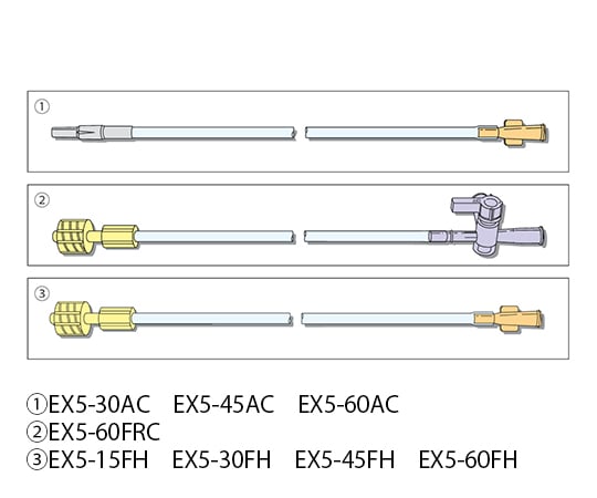 7-4689-16 エクステンションチューブ EX5-45AC