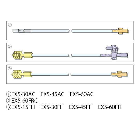 7-4689-19 エクステンションチューブ EX5-15FH