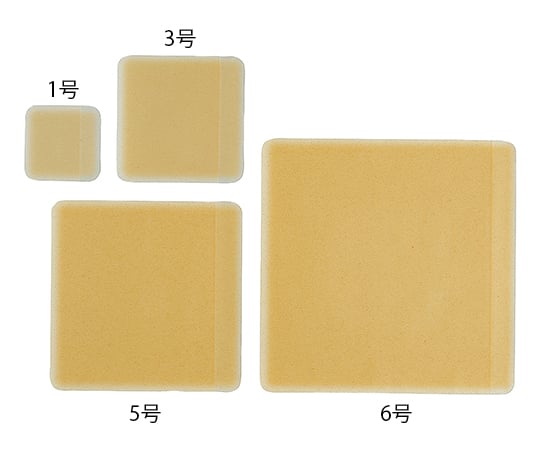 7-4746-03 バイオヘッシブ®Ag・ライト 5号 150×150mm 5枚入 19613