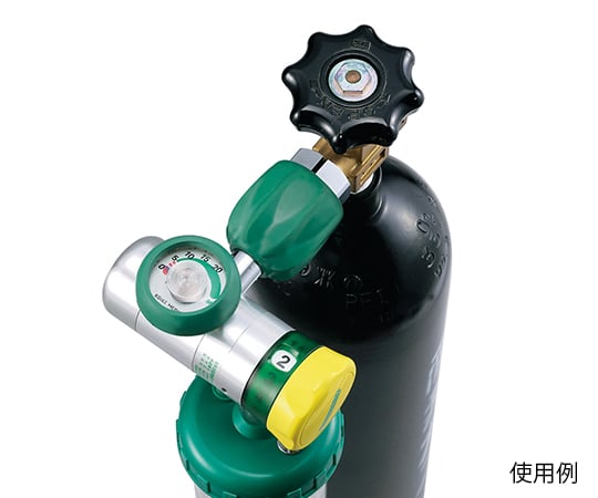 7-4831-17 フロージェントルプラス (G型 酸素流量調整器) ボンベ 7-4831-17 フロージェントルプラス (G型 酸素流量調整器) ボンベ