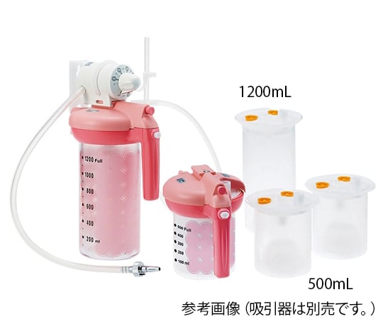 ポヨヨン　青と白プラスチック製花筒　各10個セット　ポヨヨン 7-4834-22 ヨックスディスポ（壁掛式吸引器）S701・711用