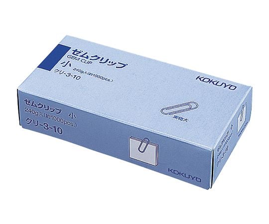 コクヨ7-5144-03ゼムクリップクリ－３－１０小【1箱(1000本入)】(as1-7-5144-03)