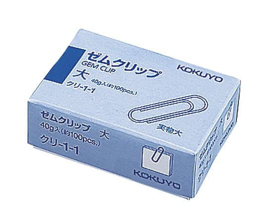 コクヨ7-5145-01ゼムクリップクリ－１－１大【1箱(100本入)】(as1-7-5145-01)