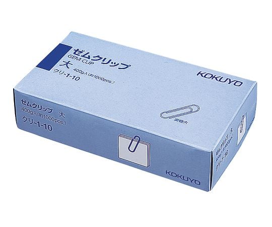 コクヨ7-5145-03ゼムクリップクリ－１－１０大【1箱(1000本入)】(as1-7-5145-03)