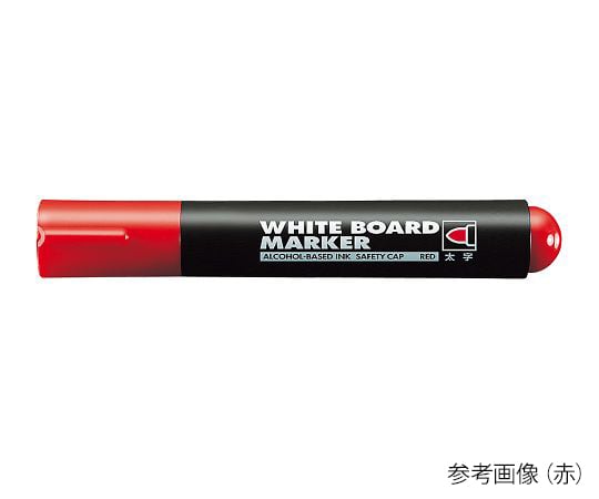 7-5158-01 ホワイトボード用マーカー 太字丸芯 黒 PM-B103ND