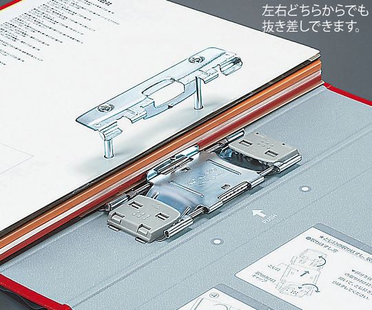 7-5177-01 チューブファイル エコツインR（S型） 30mmとじ 黒 ﾌ-RT630D