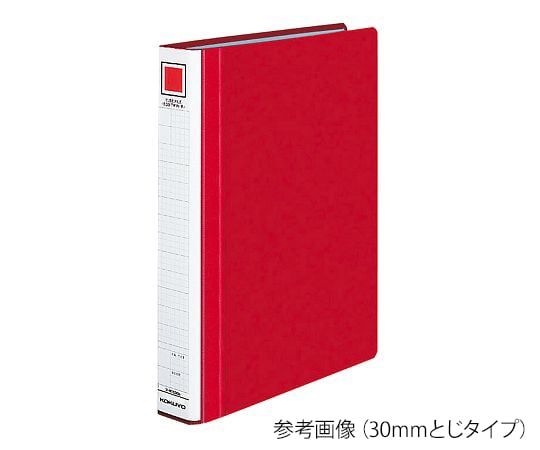 7-5179-03 チューブファイル エコツインR（S型） 80mmとじ 赤 ﾌ-RT680R