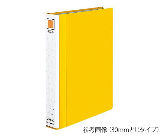 7-5179-04 チューブファイル エコツインR（S型） 80mmとじ 黄 ﾌ-RT680Y