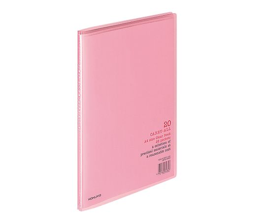 コクヨ7-5214-04クリヤーブックラ-2Pピンク【1冊】(as1-7-5214-04)