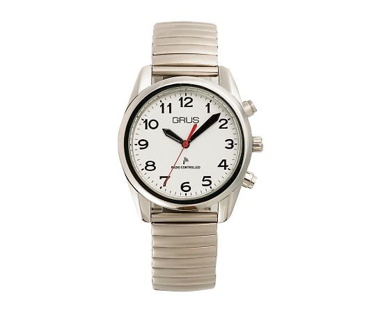 インテック7-5234-01電波腕時計ＧＲＳ００３－０１ホワイト【1個】(as1-7-5234-01)