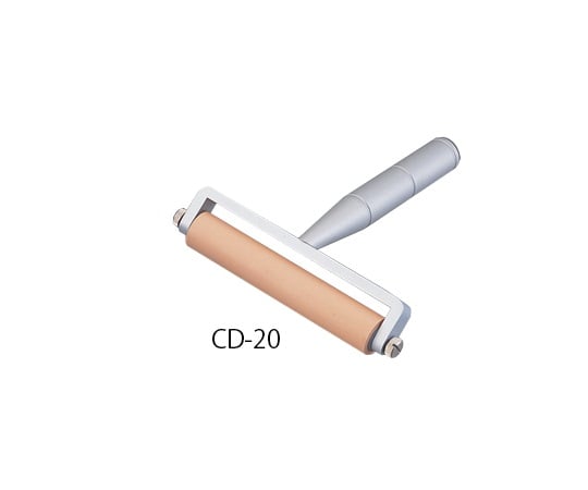 ニトムズ7-5315-12粘着ゴムロールＣＤ－２０オレンジ(粘着力弱)【1個】(as1-7-5315-12)