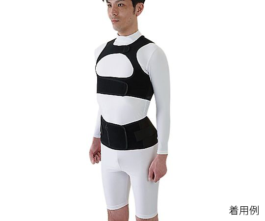 アルファ技研7-5446-04背・腰サポートウェア　ルフトベスト（R）　LL