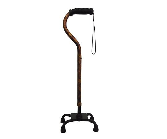 【非課税】ひまわり7-5475-03ささえ四点支持ステッキＲ０８００３【1本】(as1-7-5475-03)