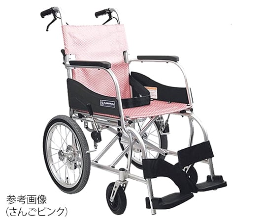 【非課税】カワムラサイクル7-5492-03軽量車いすＫＦ１６－４０ＳＢ№１０５【1台】(as1-7-5492-03)