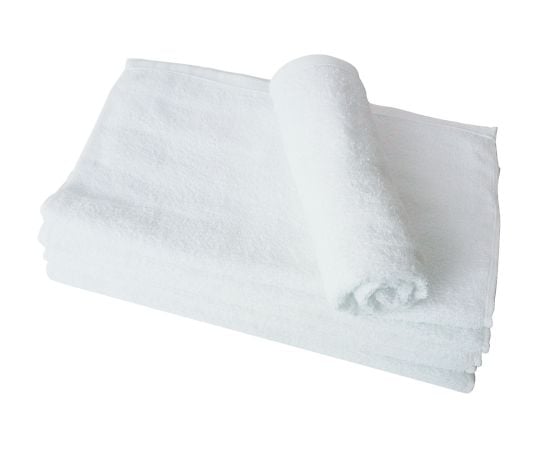 サイバール7-5546-01業務用フェイスタオルＲＡ１８０Ｗ白【1袋(12枚入)】(as1-7-5546-01)