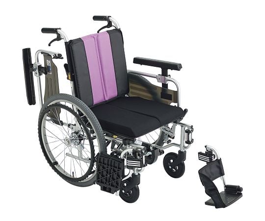 7-5734-02 車椅子 とまっティ パープル MBY-41RB