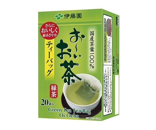7-5760-01 お～いお茶 ティーバッグ 緑茶