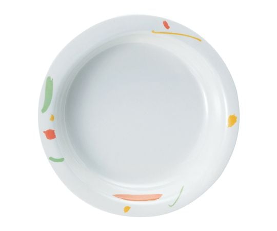 7-5802-01 シリコンゴム付き皿 主菜皿（大） HS-100