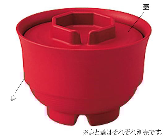 信濃化学工業7-5933-16業務用樹脂食器５００６ＳＹＵ汁椀（中）蓋【1個】(as1-7-5933-16)