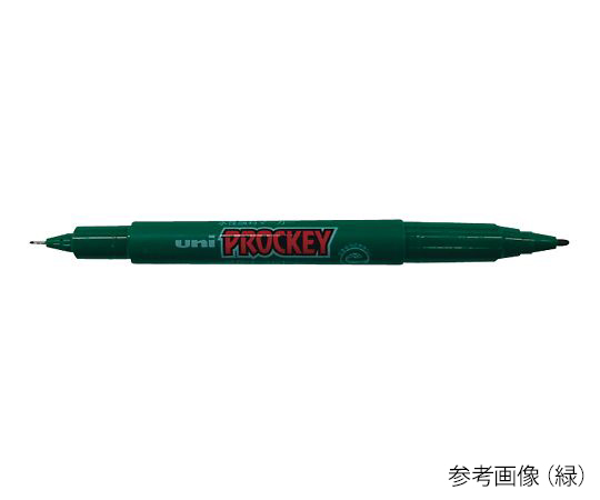 7-6032-01 プロッキー 極細・細字丸芯 黄 PM-120T.2