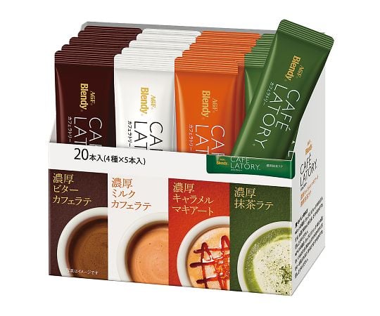 味の素AGF7-6067-06カフェラトリー１１８１６アソート【1箱(20本入)】(as1-7-6067-06)