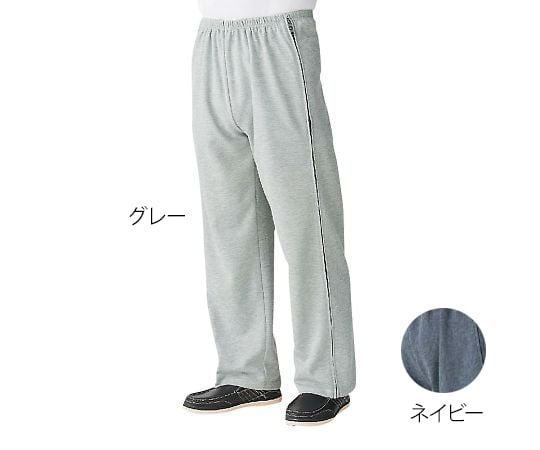 ケアファッション7-6137-01両脇全開スウェットパンツ３９０２１－１１【1本】(as1-7-6137-01)