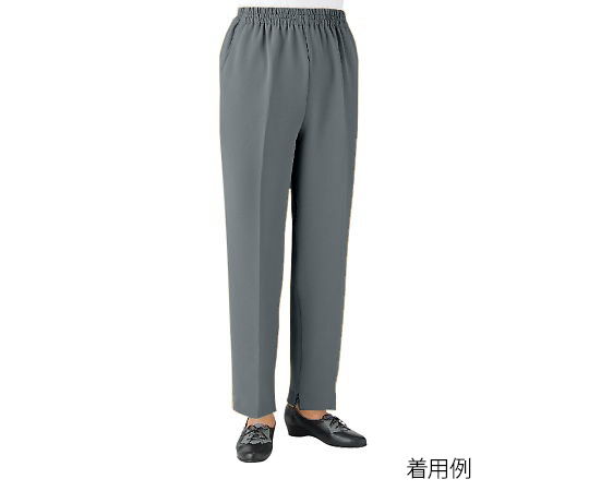 ケアファッション7-6142-01裾ファスナーパンツ３９３０４－１１【1本】(as1-7-6142-01)