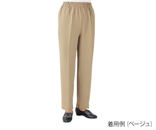 ケアファッション7-6143-03裾ファスナーパンツ３９３０４－４３【1本】(as1-7-6143-03)