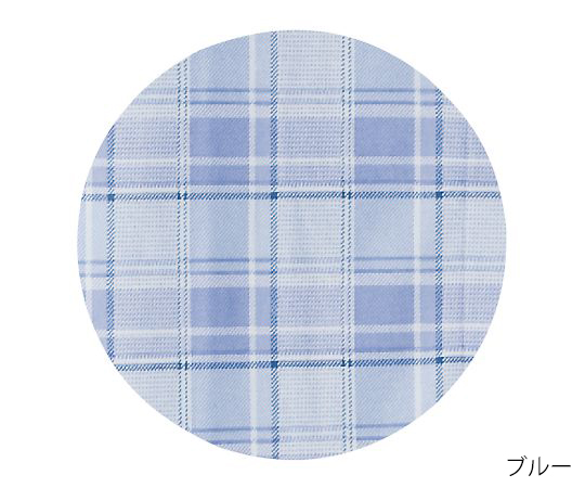 7-6147-01 大きめボタンパジャマ ブルー S