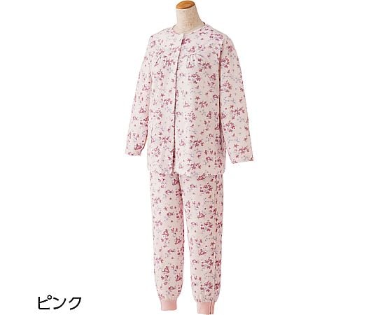 フルオープンパジャマ（婦人用）　ピンク　L