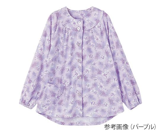 ケアファッション7-6158-03大きめボタン上着３９９２１－１２Ｌ【1枚】(as1-7-6158-03)