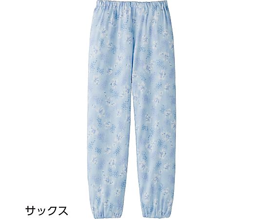 7-6159-02 上下別売りパジャマ（婦人用） パンツ サックス M