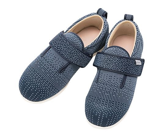 徳武産業7-6199-05ダブルマジックⅢニット（女性用）　紺　3L