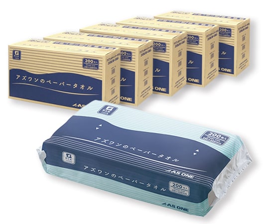 ナビス(アズワン)n/p7-6200-03アズワンのペーパータオル5CS150袋【1カートン(6000枚×5ケース入)】(as1-7-6200-03)