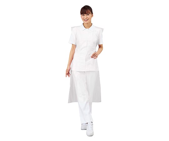 ナビス(アズワン)7-6263-01プロシェア業務用エプロン白【1ケース(100枚×10箱入)】(as1-7-6263-01)