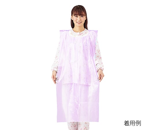 ナビス(アズワン)7-6266-03プロシェア食事用ＰＥエプロンピンク【1箱(50枚入)】(as1-7-6266-03)