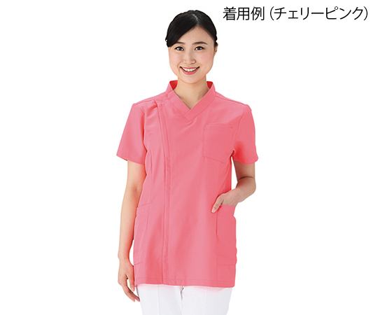レディーススクラブ　ホワイセル　チェリーピンク　M
