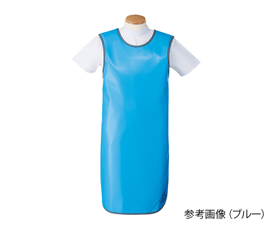 放射線防護用前掛　HAGOROMO　ソフライト　シンプラー・フロントすっきりエプロン　ブルー　L