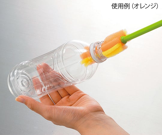 7-6877-03 水筒・ボトル用スポンジ オレンジ AZ699O
