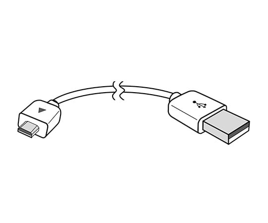 7-6905-12 リングO2（パルスオキシメータ） USB充電ケーブル 540-00194-00