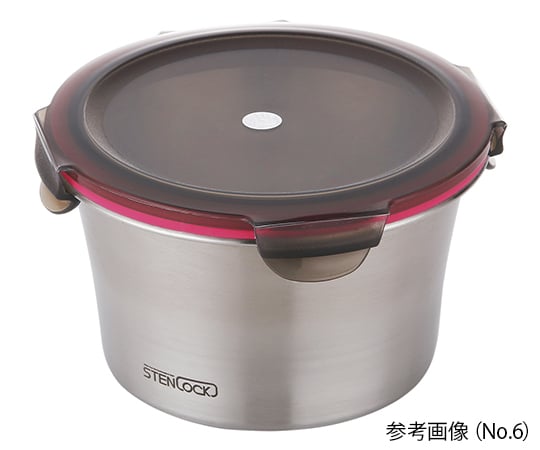 取扱を終了した商品です］ステンレス丸型容器 300mL No.3 7-6953-01