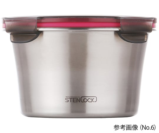 7-6953-01 ステンレス丸型容器 300mL No.3