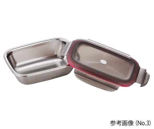 7 6954 01 ステンレス角型容器 300ml No 3 Axel アズワン