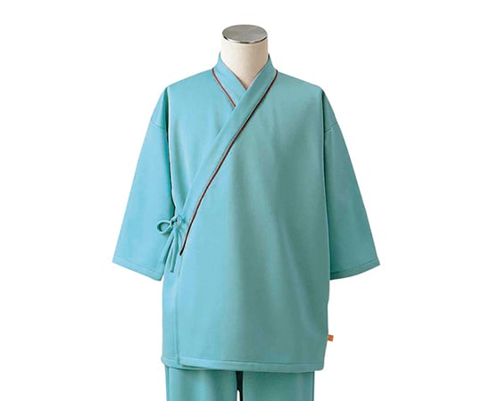 検診衣（男女兼用）　グリーン　LL