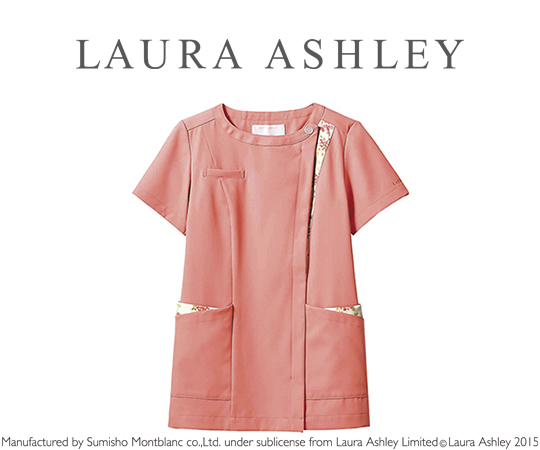 スクラブ ローラ アシュレイ ローズ/ピンク 3L