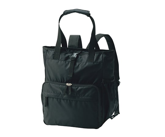 7-7185-01 2wayトートバッグ ブラック KZN901-15 ﾌﾘｰ 【AXEL】 アズワン