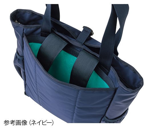 7-7185-02 2wayトートバッグ ネイビー KZN901-18 ﾌﾘｰ 【AXEL】 アズワン